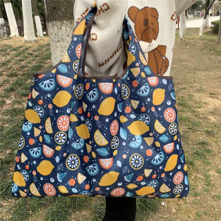 ถุงshopping กระเป๋าลดโลกร้อน เป็นงานแบบเนื้อผ้าหนา ขนาด58x40x26cmมาแล้วนะคะ