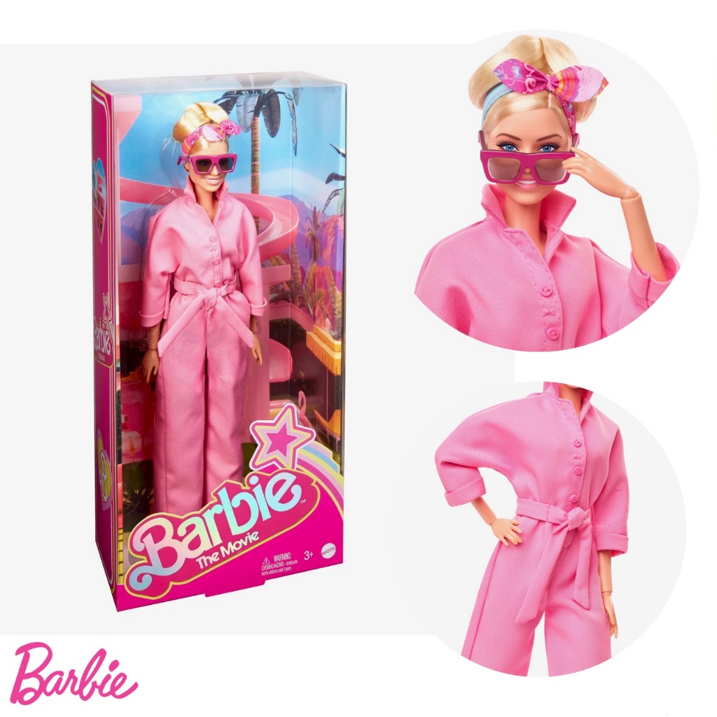 ตุ๊กตา บารบี้ ลิขสิทธิ์แท้ Barbie in Pink Power Jumpsuit – Barbie The Movie - Margot Robbie