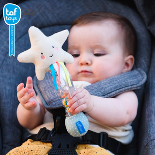 Taf Toys خشخيشة عصا المطر Star Rainstick Rattle لعبة لتنمية المهارات من 0-3 سنوات صورة 2