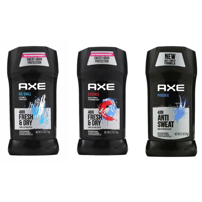 ล็อตใหม่ exp 2027 โรลออน AXE Antiperspirant Deodorant For Men 48H Sweat & Odor Protection Freshness Men's Deodorant