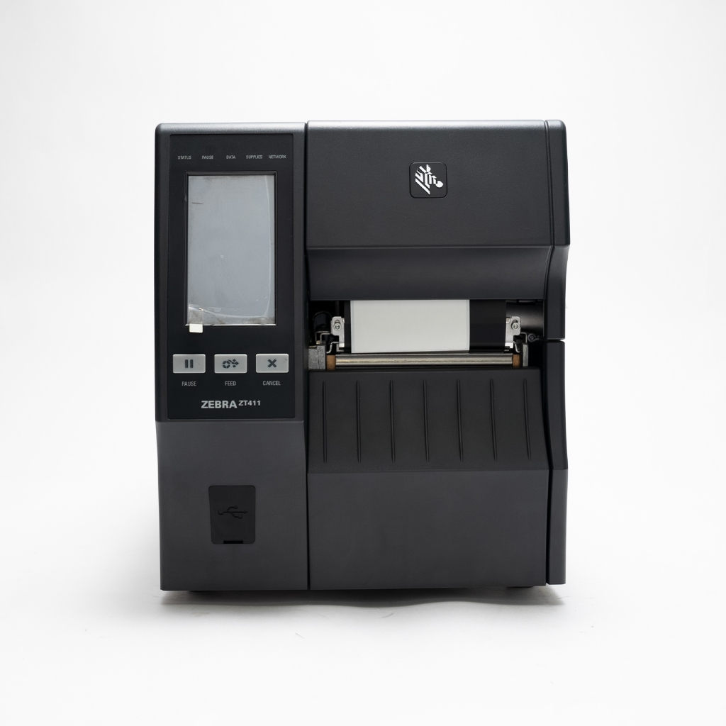 ZEBRA ZT411 Label Printer 300 dpi เครื่องพิมพ์บาร์โค้ด อุตสาหกรรม [มือสอง] + หัวพิมพ์ใหม่