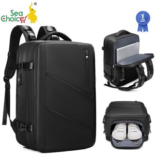 SeaChoice กระเป๋าเป้แล็ปท็อปขนาด17นิ้ว พร้อมพอร์ตชาร์จ USB ก…