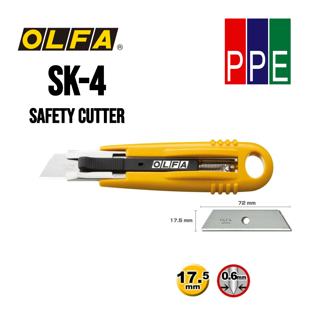 SK-4 มีดคัตเตอร์เซฟตี้ Safety Cutter