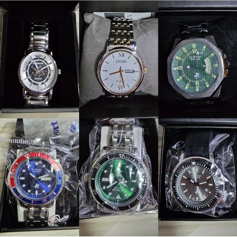 นาฬิกา brandname armani citizen polo ของแท้ พร้อมกล่อง ประกันศูนย 1ปี