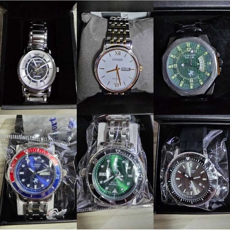นาฬิกา armani citizen polo ของแท้ พร้อมกล่อง ประกันศูนย 1ปี
