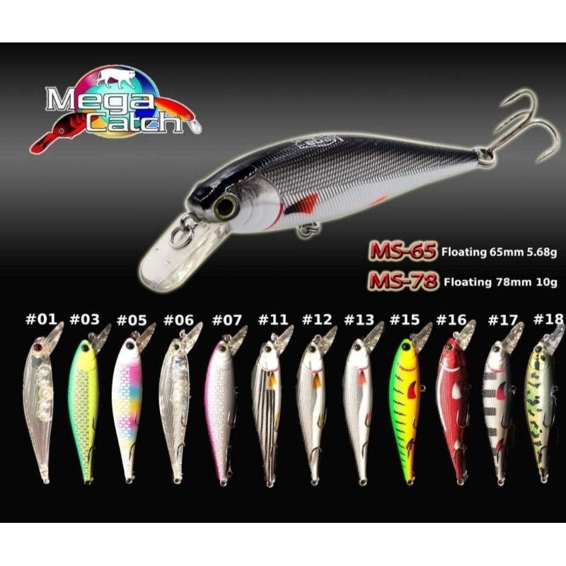 เหยื่อปลั้ก Mega Catch premier Pro series