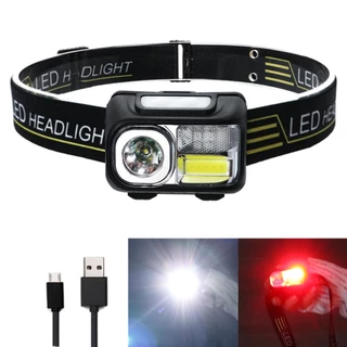 ไฟฉายคาดหัวแรงสูง ไฟฉายคาดหัว LED 5000LM ไฟฉายคาดศีรษะแรงสูง สว่าง 8 แบบ ไฟฉายเดินป่า ชาร์จได้ ไฟคาดหัว ไฟส่องสัตว์