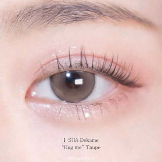 I-SHA DEKAME HUG ME TAUPE / BROWN / GRAY คอนแทคเลนส์เกาหลี คอนแทคเลนส์รายปี Silicone Hydrogel