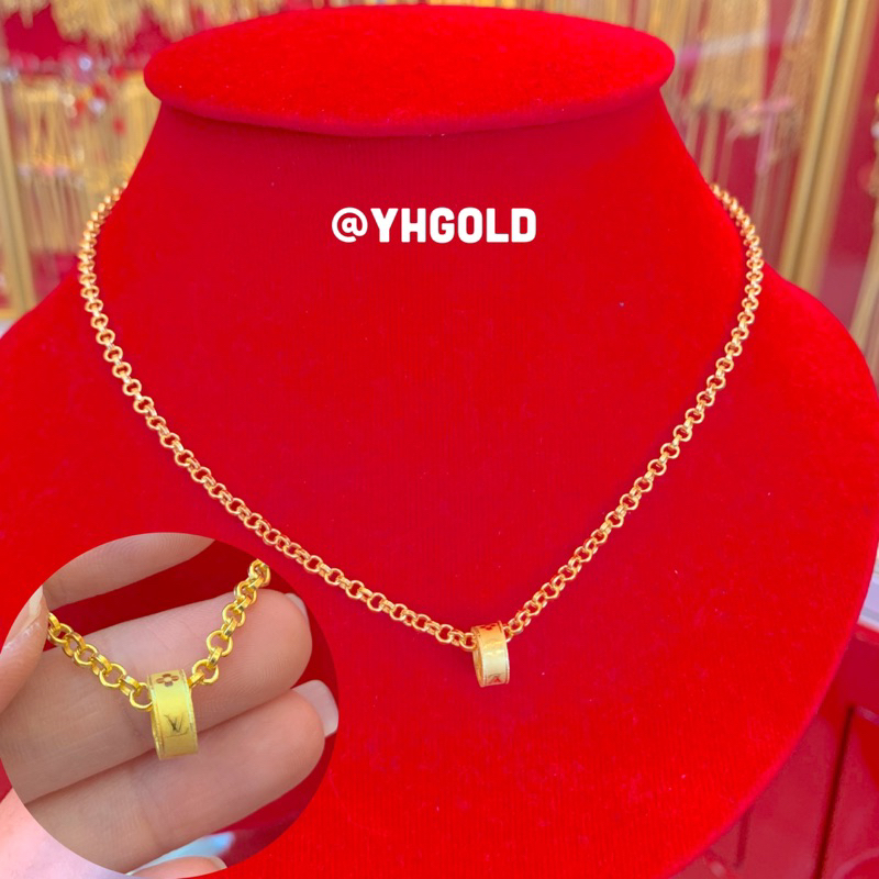 สร้อยคอทอง1สลึง Yonghenggold ทองแท้96.5% มีใบรับประกัน ราคา ถูกที่สุด ดีลบีเคเค แกลเลอรีภาพที่ 6