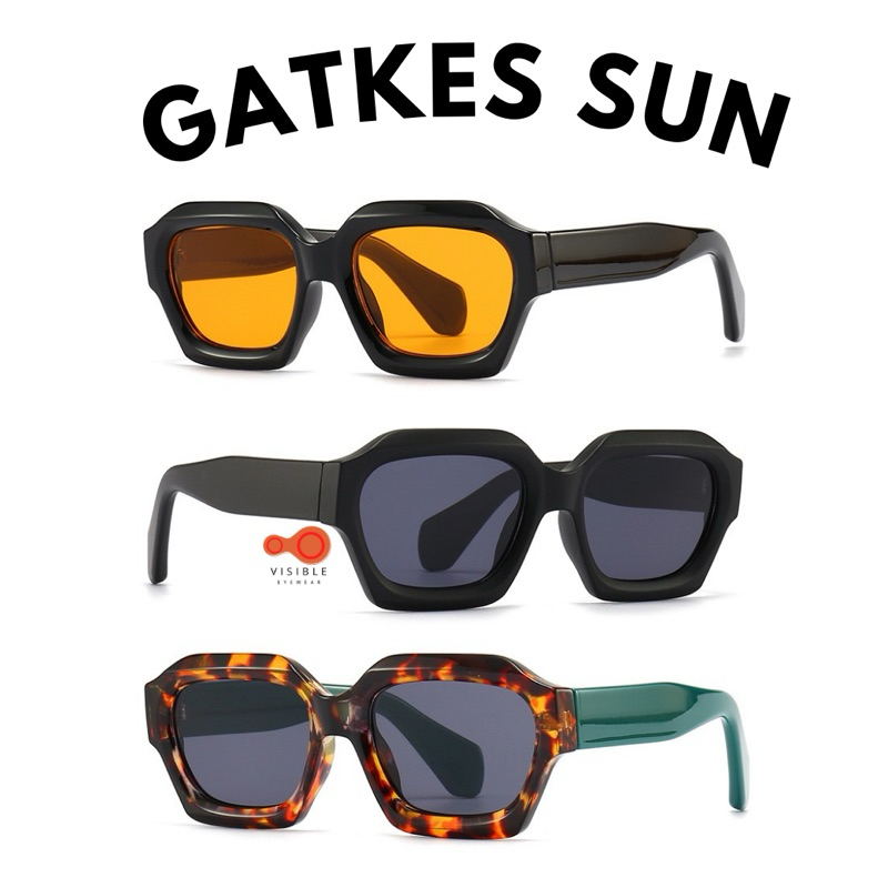 [VISIBLE EYEWEAR] Gatkes Sun แว่นกันแดด UV400 สั่งทำสายตา(ฟรี)