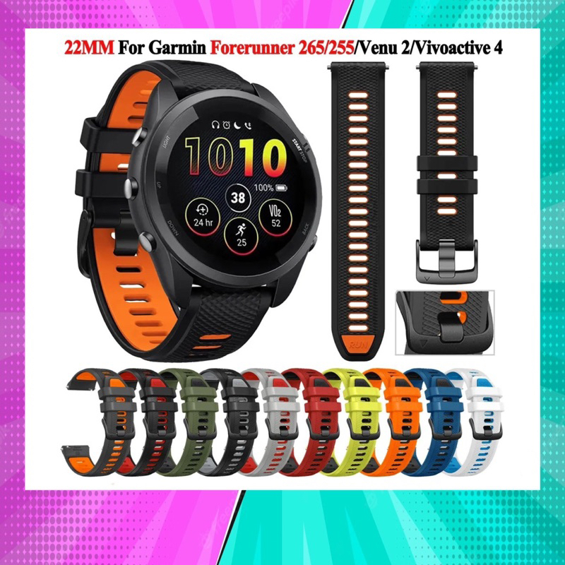 Garmin Acc Quick Release 22 mm ใช้สําหรับ garmin รุ่น Forerunner 255/265 Venu 2/3 จัดส่งภายใน 24 hr