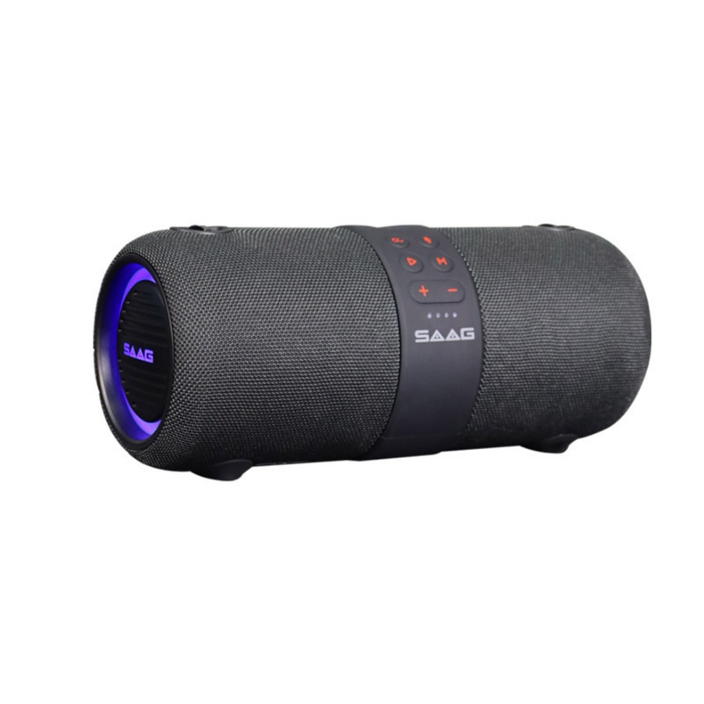 💕🎉ลำโพงบลูทูธ SAAG NOVA Bluetooth Speaker (P11S) BLACK สีดำ💕🎉