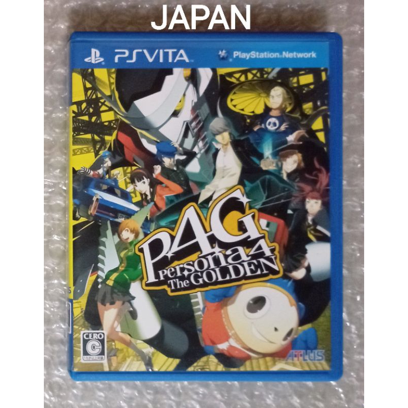 P4G PERSONA 4 The GOLDEN JAPAN ATLUS GOTY ภาษาญี่ปุ่น PSVITA JRPG RPG PS VITA P4 G PERSONA4 GOLD PLA