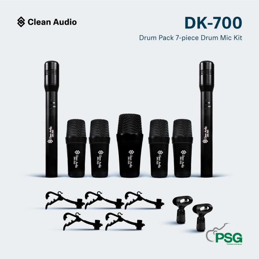 CLEAN AUDIO DK-700 DRUM SET  ไมค์กลองชุด