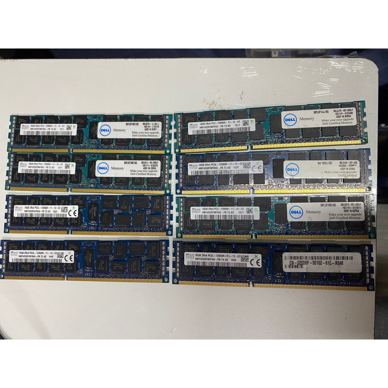 SK HYNIX 16GB 2Rx4 PC3-12800R-11-12-E2 P/N : HMT42GR7AFR4A-PB T3 AD