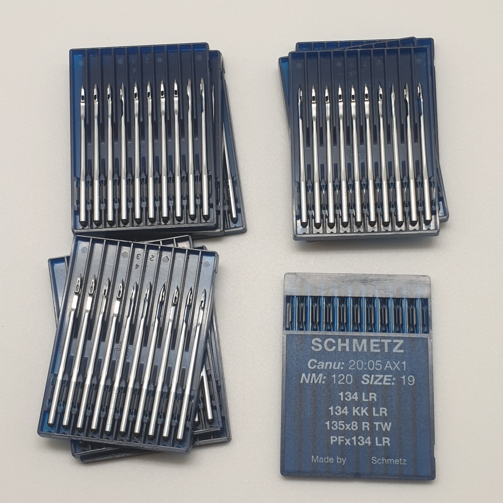 เข็มจักรอุตสาหกรรม ใบพายปลายสั้น 134LR SCHMETZ แผงละ 90บาท