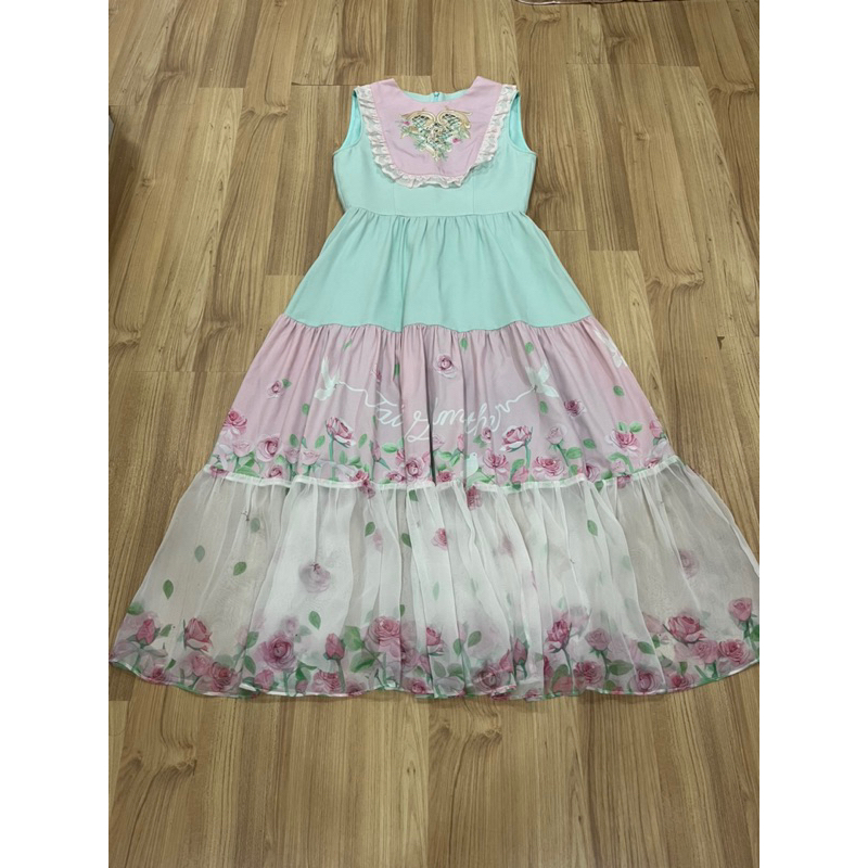 เดรสยาวFairygodmotherแท้us4คอลสะสม