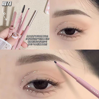 5902 (ใหม่/ของแท้) NOVO eyebrow pencil ดินสอเขียนคิ้ว 3IN1 พร้อมมีดโกนกันคิ้ว กันน้ำ