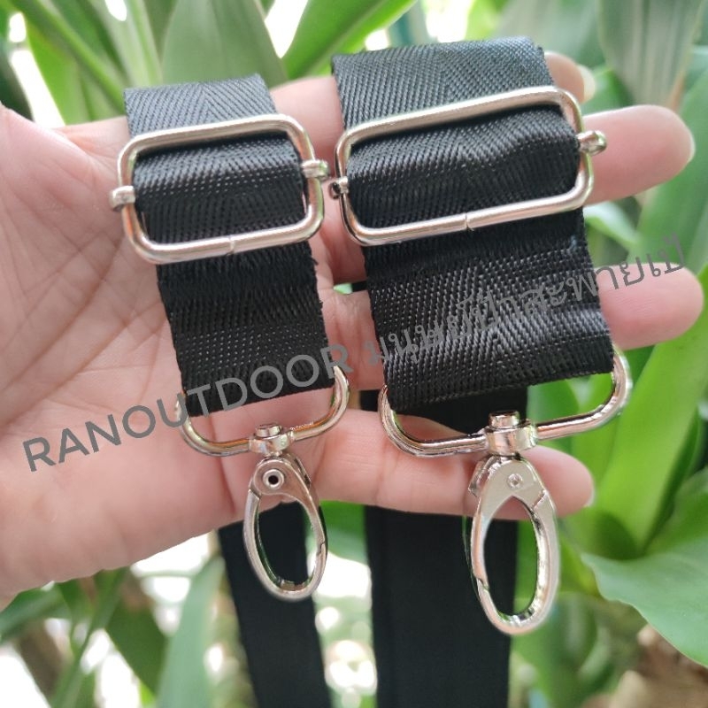 สายกระเป๋า สายเบลท์ ปรับได้ยาวสุด1.6เมตร สีดำ