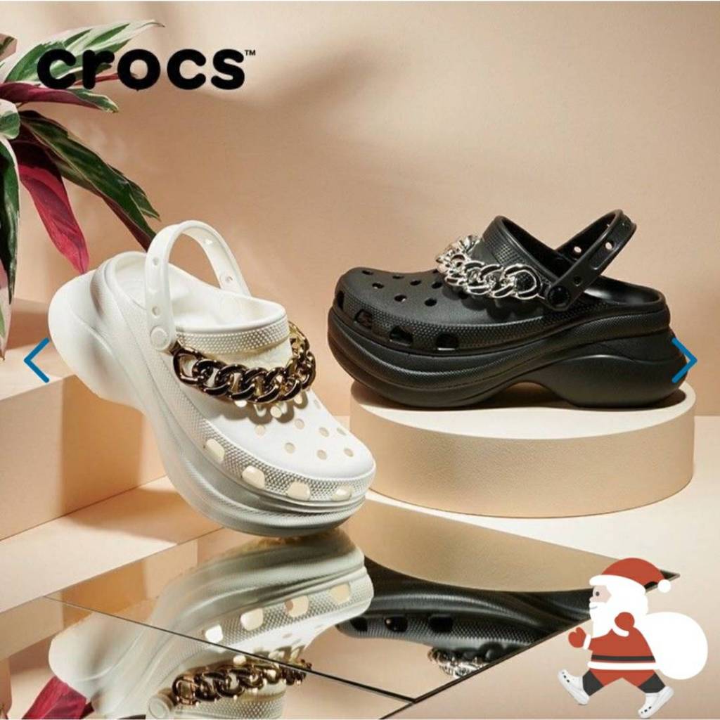 Crocs Bae Clog Buy1pair Get Free 2Jibbitz รองเท้าแตะผู้หญิ่ง สีสวย น้ำหนักเบาพื้นนี่มใส่สบายทันสมัย ส้นสูง 2.7"=7cm