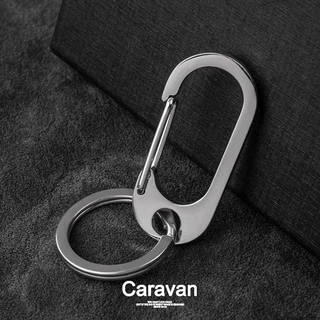 Caravan Crew Keychain keyring พวงกุญแจ Snap Clip ที่คล้องกุญแจ