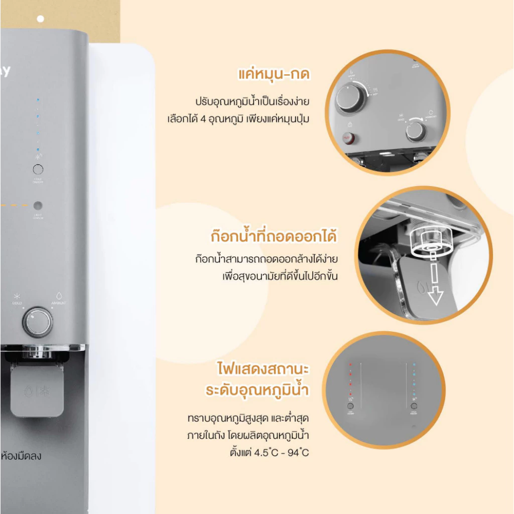 เครื่องกรองน้ำ Coway รุ่น VILLAEM ระบบ RO กดน้ำร้อน น้ำเย็น thumbnail 6