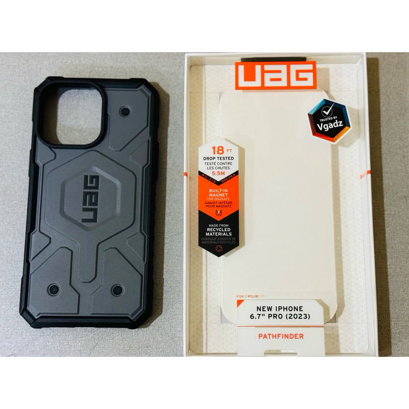 เคส UAG PATHFINDER / Magnetic สีเทา สำหรับ iPhone 15 promax