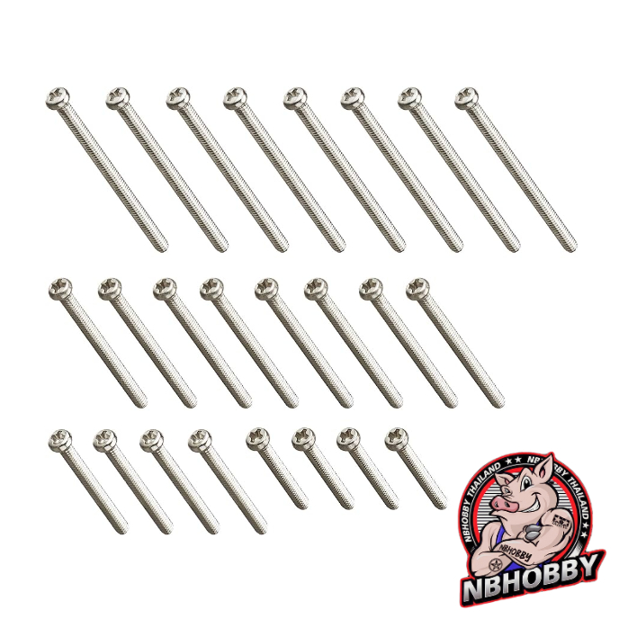 Tamiya Item 15508 – Stainless Steel Screw Set (15/20/25/30mm)