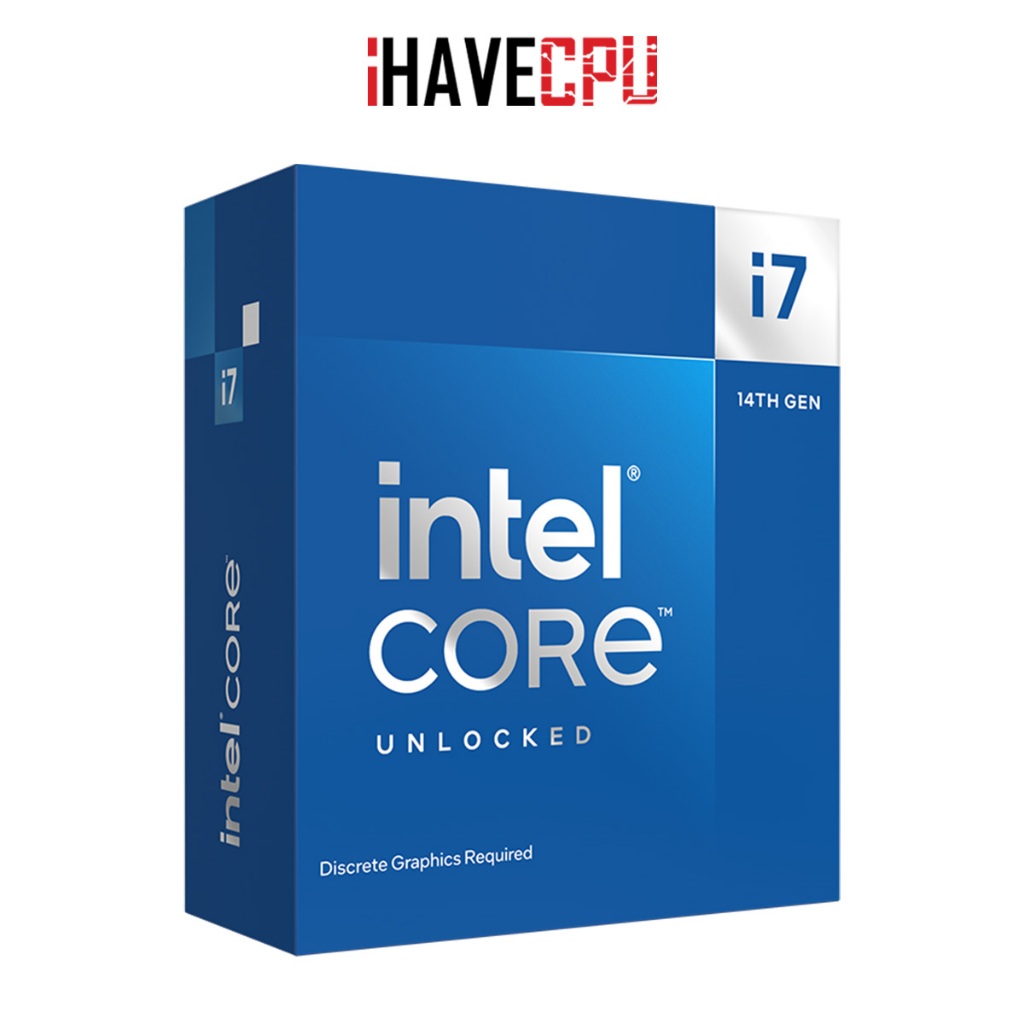 ซีพียู (cpu) iHAVECPU INTEL 1700 CORE I7-14700KF 3.4GHz 20C 28T