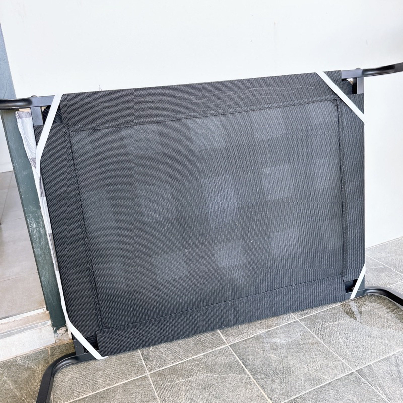 พร้อมส่ง 🐶ที่นอนหมา เบาะเสริมเตียงสนามน้องหมา มีสายรัด ผ้าคอตตอน งานไทย พร้อมส่ง🐶 - รูปที่ 3