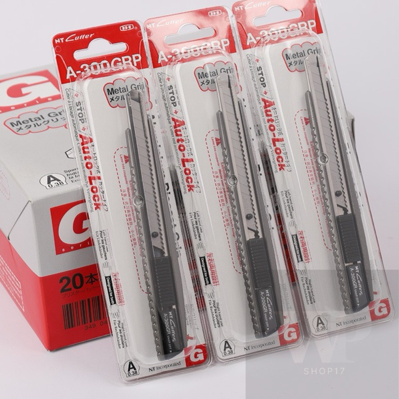 คัตเตอร์ มีดคัตเตอร์ NT Cutter A-300GRP (ราคา/ชิ้น)