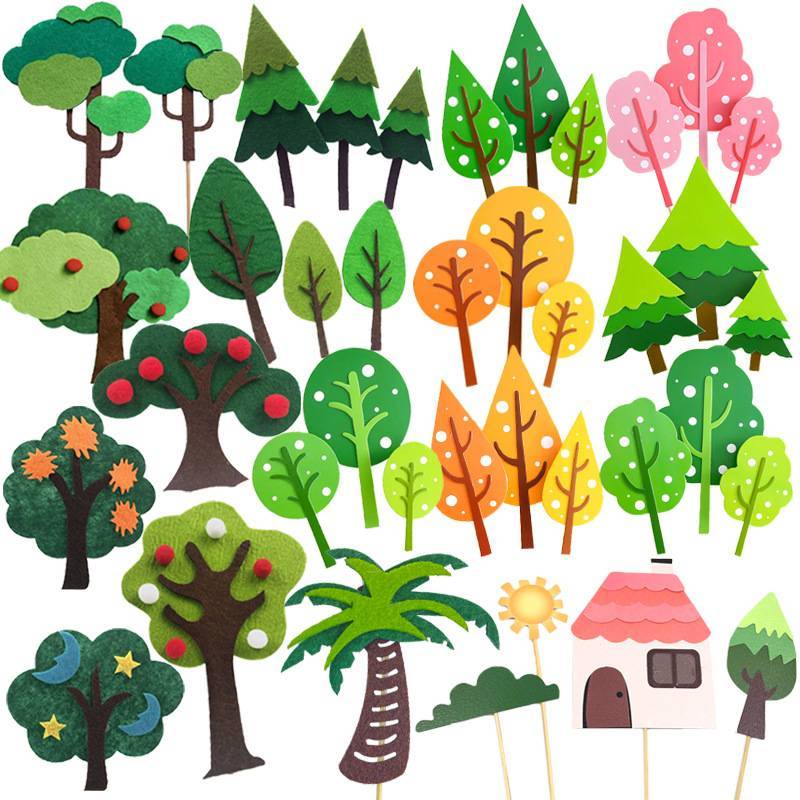 ใบไม้แต่งเค้ก ต้นไม้แต่งเค้ก อุปกรณ์ตกแต่งเค้ก