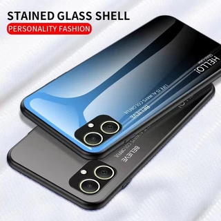 เคสกระจกทูโทน Samsung A05 ใช้สำหรับ Samsung A05 5G เคสกระจกสองสี กันกระแทก ซัมซุงA05
