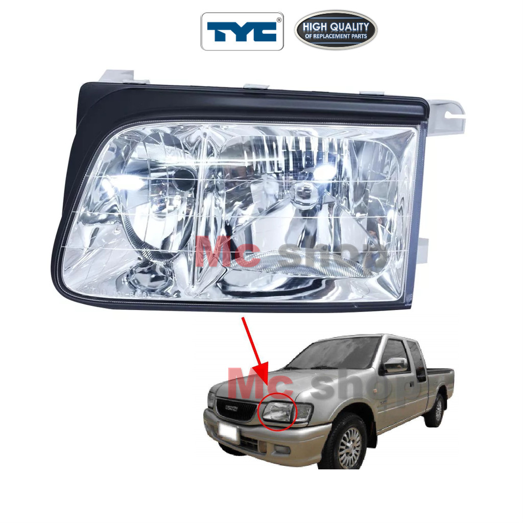 ไฟหน้า ดราก้อนอาย ซีนอล Dragon eye ISUZU TFR ปี 1998 1999 2000 2001 2002 * รุ่นหลอดซีนอล * TYC *
