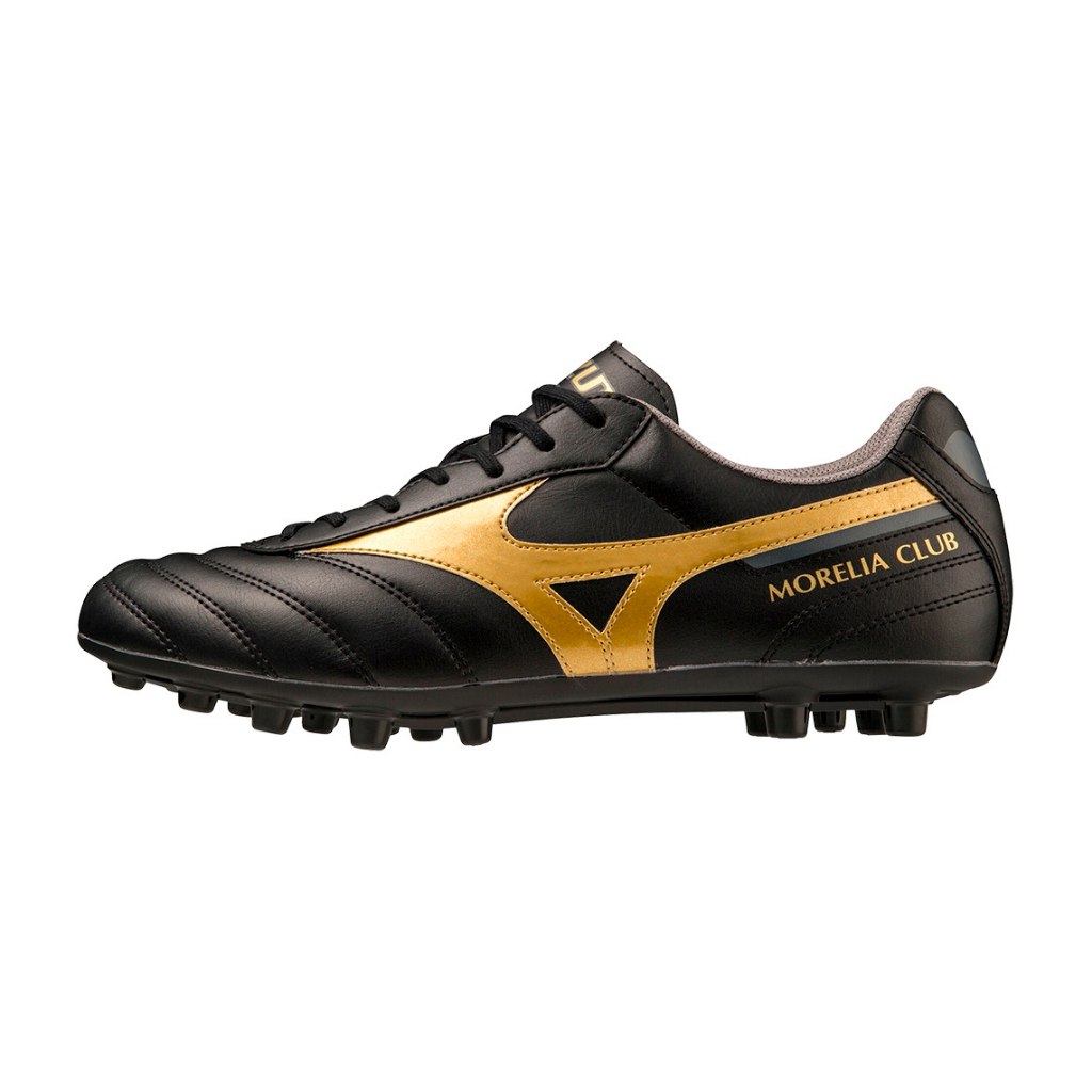 Mizuno รองเท้าฟุตบอล / สตั๊ด Morelia II Club AG | Black/Gold/Dark Shadow ( P1GA231750 )