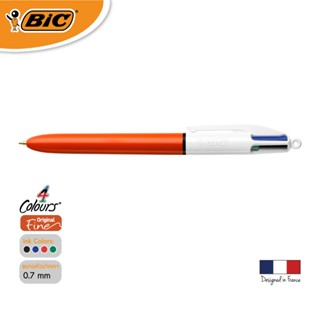 BIC ปากกาบิค 4 Colours Original Fine 4สี ปากกาลูกลื่น น้ำหมึ…