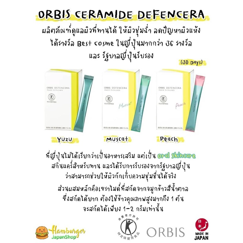 ORBIS CERAMIDE สกินแคร์ทานได้จากประเทศ ญี่ปุ่น ไอเท็มดูแลตัวเองรูปแบบใหม่ ผิวสวยเนียนใสได้ทุกวัน