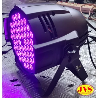 ไฟพาร์ 54LEDX3W 4in1 DMX512 โหมด ไฟพาร์ ไฟเธค ไฟดิสโก้ ไฟปาร์ตี้อุปกรณ์แสงพิเศษสำหรับปาร์ตี้โคมไฟตั้งเวทีโคมไฟดิสโก้