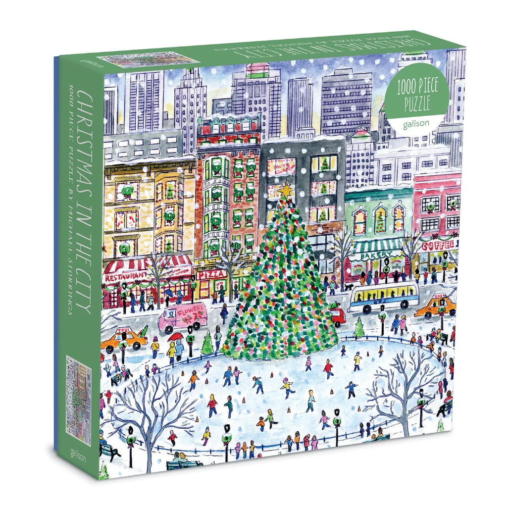 จิ๊กซอว์ 1,000 ชิ้น ลายMichael Storrings Christmas in the City 1000 Piece Puzzle