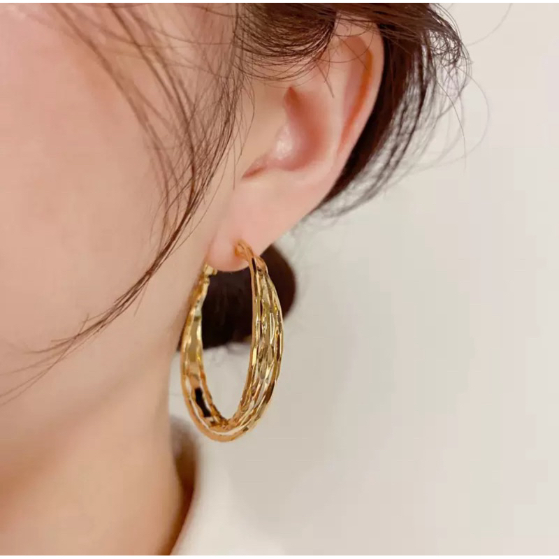925 ตุ้มหู Hoops Earrings