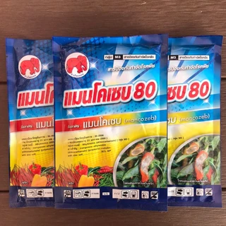 #แมนโคเซบ ขนาด 100 กรัม สารกำจัดเชื้อรา โรคเน่า แอนแทรคโนส