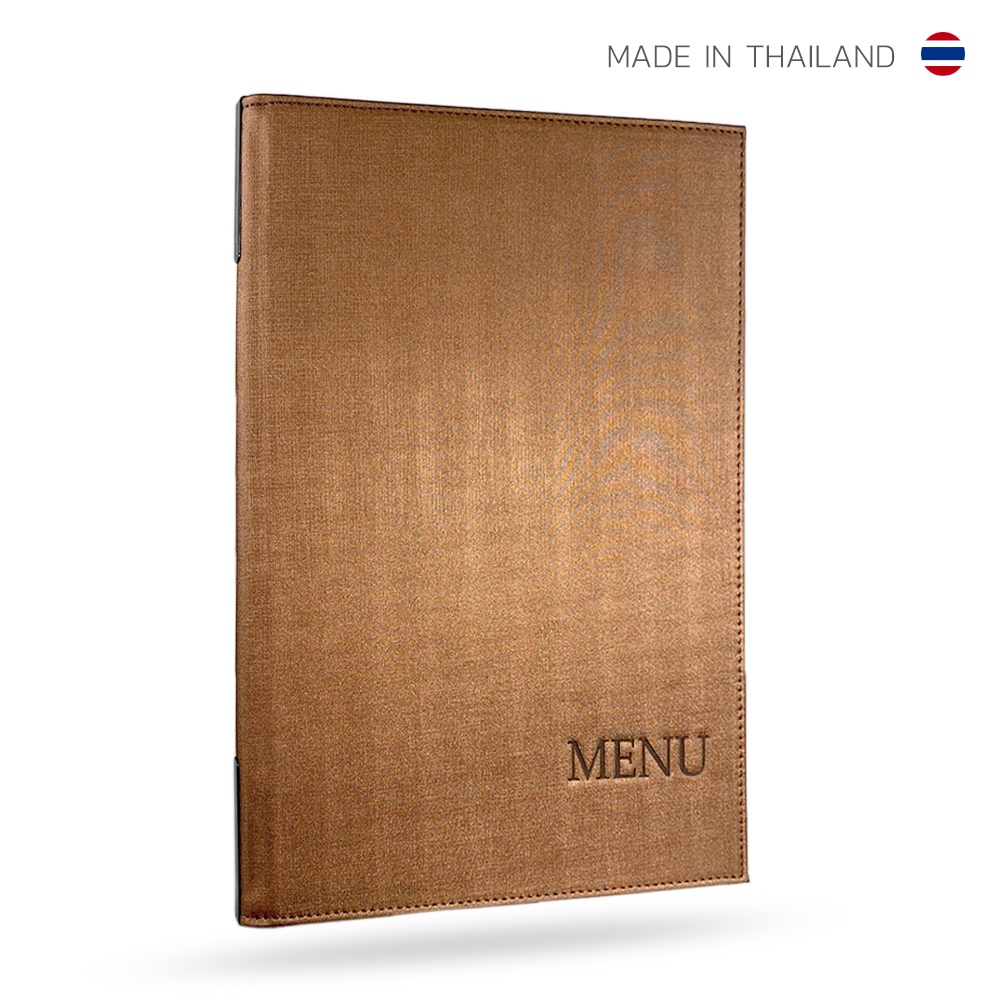 แฟ้มเมนูปกไหม Silk Leather Menu Cover [ผลิตไทยพร้อมส่ง] แฟ้มเมนูอาหารA4 ปกเมนูอาหาร เล่มเมนูปกไหม แฟ