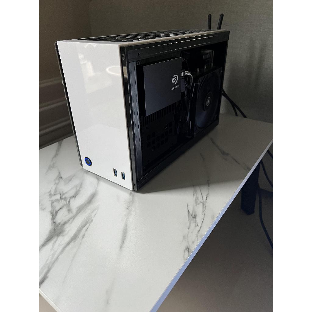 Set ITX Computer คอมประกอบ CPU AMD Ryzen5 5600X+MB FATAL1TY B450 GAMING-ITX/AC+VGA RX6700XT