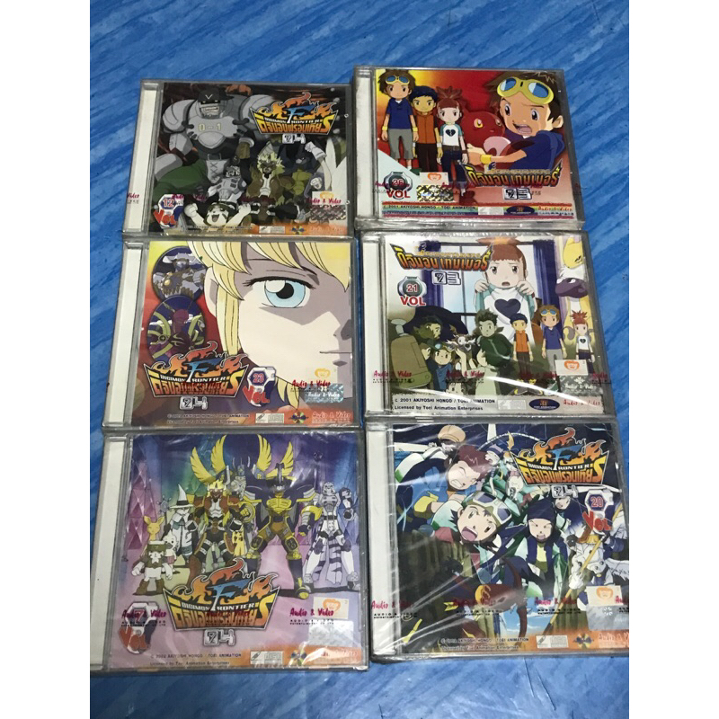 VCD,วีซีดี การ์ตูน ดิจิมอน แผ่นแท้ มาสเตอร์ มือ 1