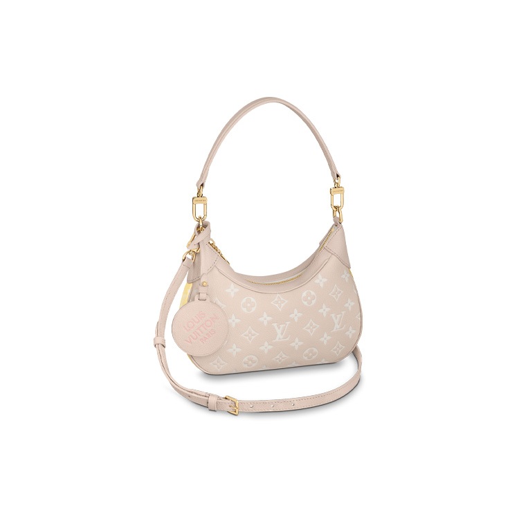 ⚡พร้อมส่ง⚡ราคาถูกที่สุดใน Shopee หลุยส์วิตตอง Louis Vuitton LV Bagatelle Hobo Bag Small สีชมพู กระเป๋าสะพายสตรี