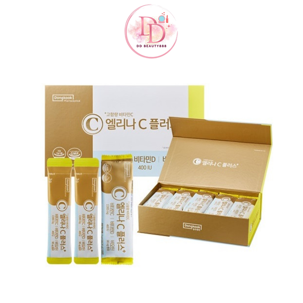 วิตามินซีโรเซ่ DongKook Pharmaceutical Elina C Plus 3g*100pcs (1กล่อง)