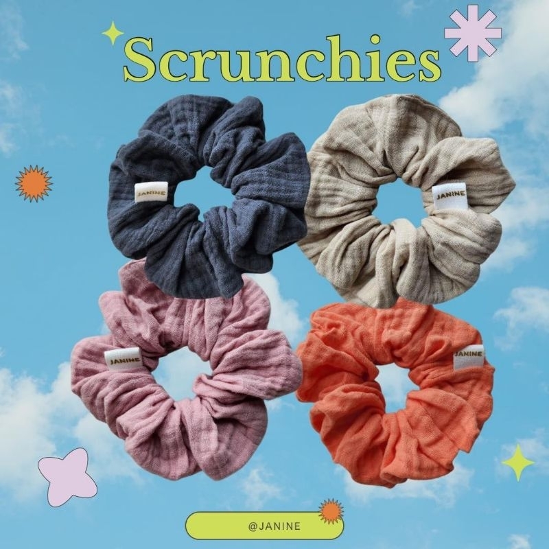 JANINE🌟 |Donut Scrunchies🍩 ยางรัดผมheart-made cute🐰