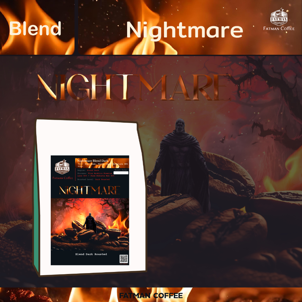 ?? เมล็ดกาแฟ Nightmare Blend Dark