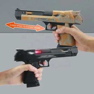 ปืนของเล่นเด็ก มีเสียง มีไฟ (เป็นเลเซอร์) Desert Eagle (พร้อมส่ง)