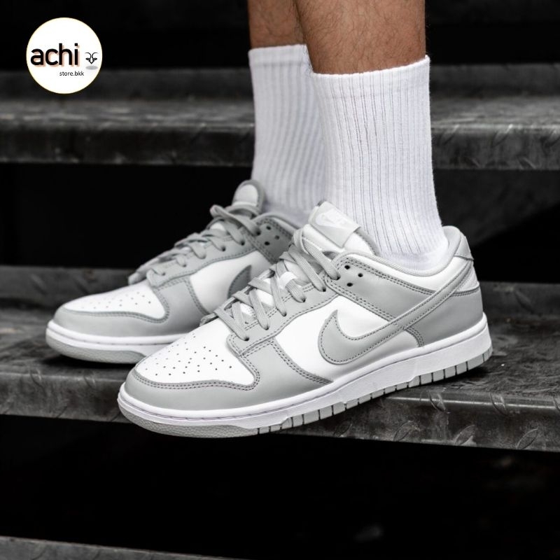 ใช้Codeลดเหลือ3,672.- NIKE DUNK LOW RETRO "GREY FOG" ของแท้ % พร้อมส่ง